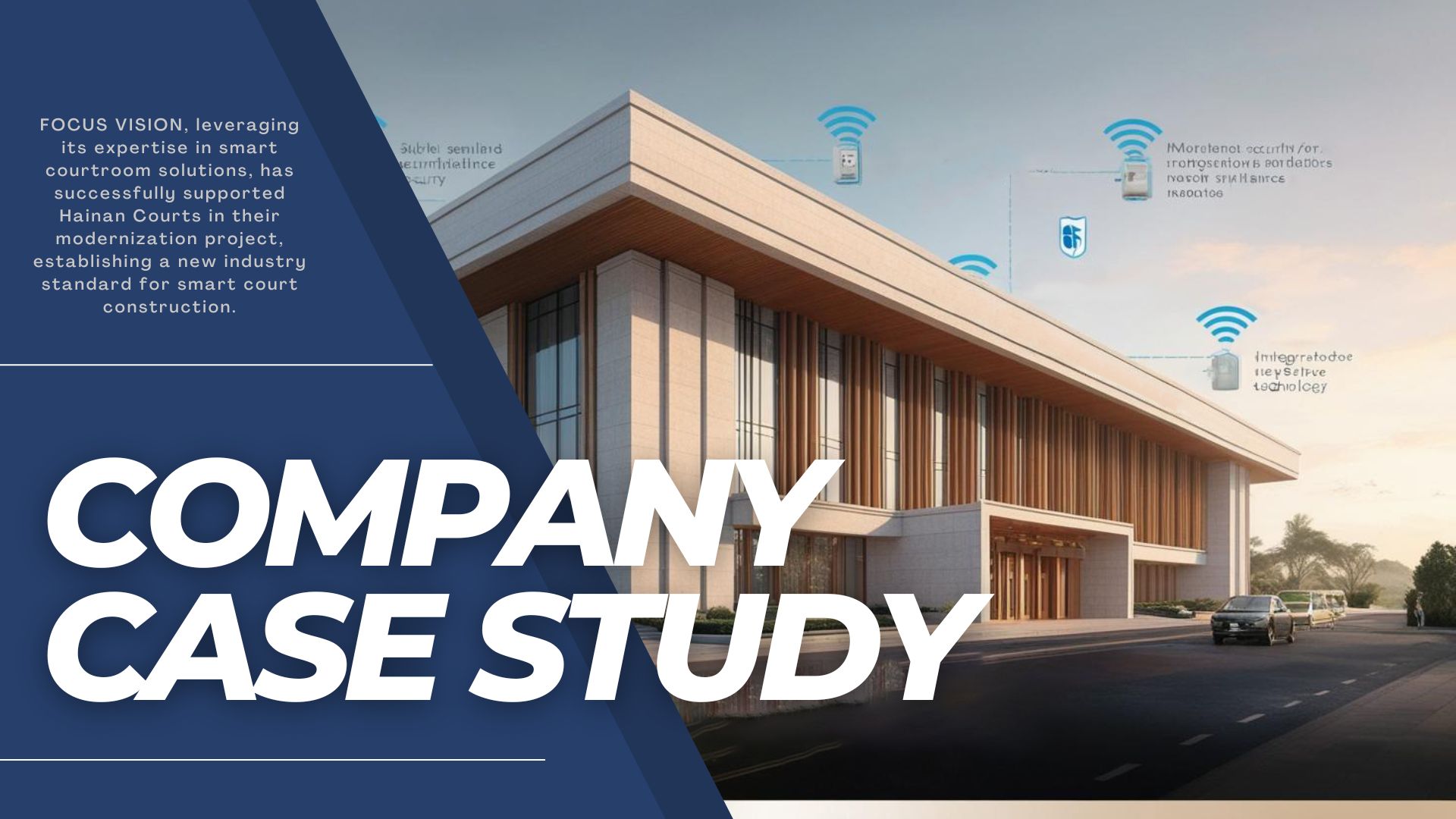 Blue Modern Company Profile Presentation